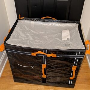 Giant zippered tote bag, xl storage bag